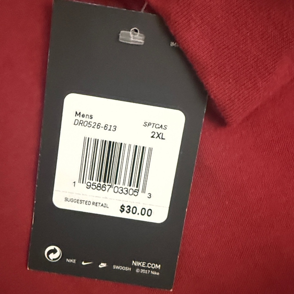 Nike Team Crimson Long Sleeve Tee Size XXL - Picture 10 of 17